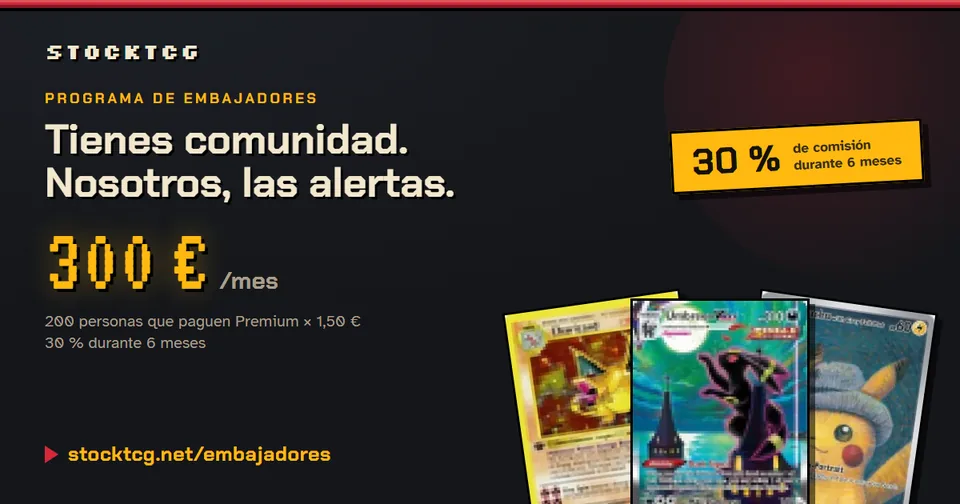 Ejemplo: 200 personas que paguen Premium gracias a ti son 300 € al mes